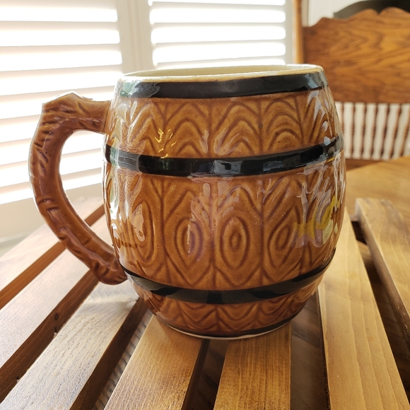 Vintage Barrell Mug Made in Japan N033